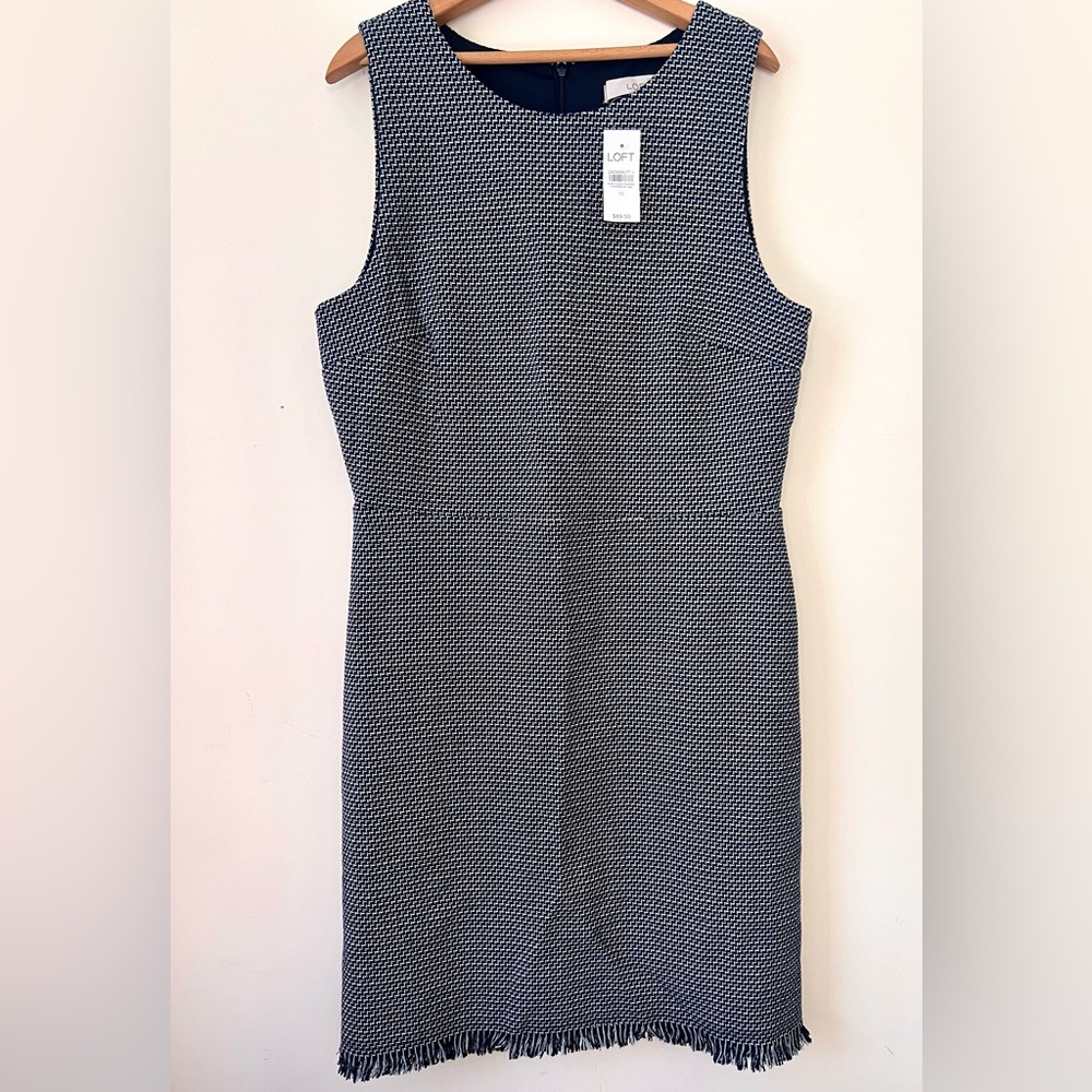 NWT Loft Blue Shift Dress